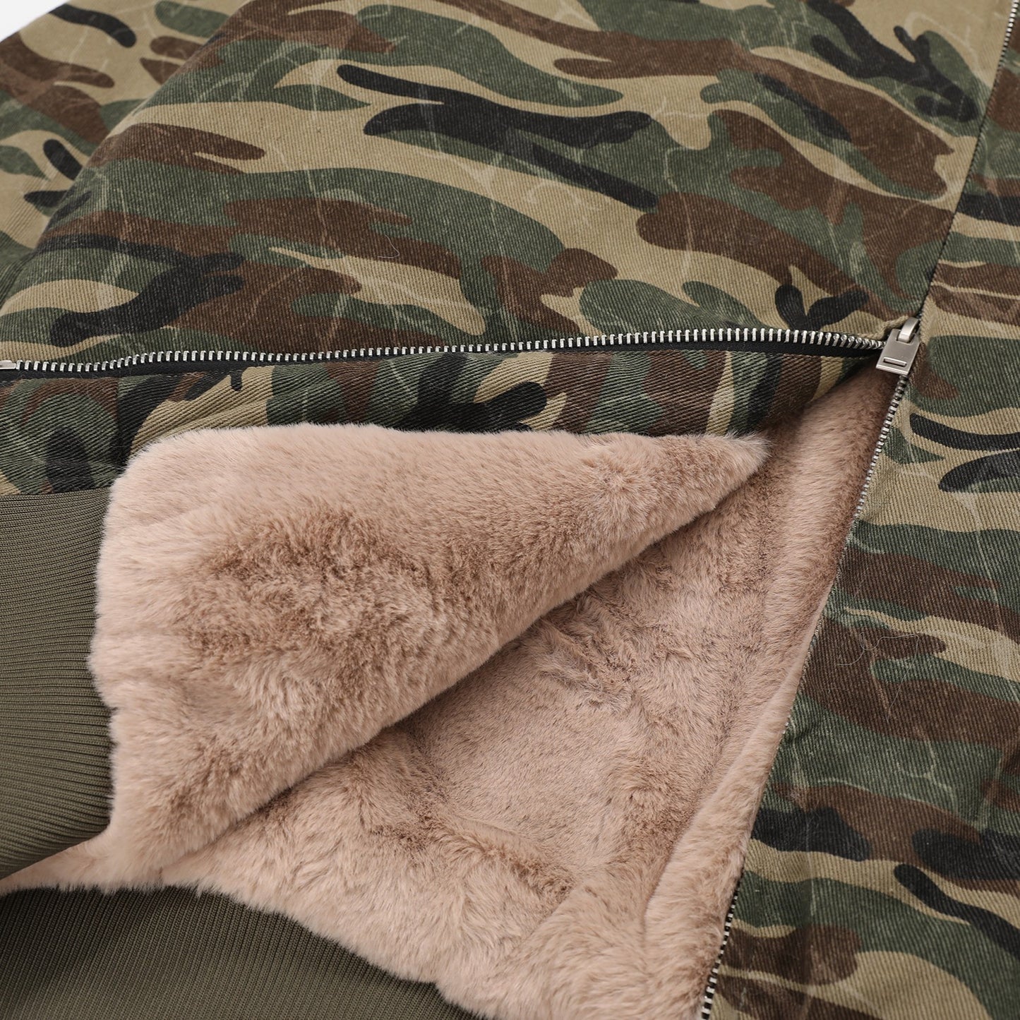 Cozy Camo Fleece Hoodie