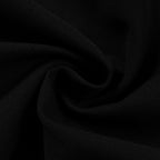 Black Abstract Drape Pants
