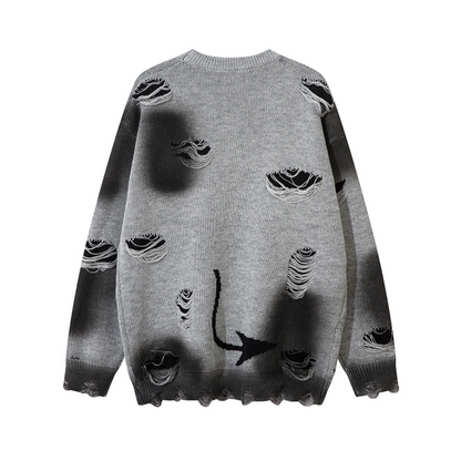 Troublemaker Kitty Graphic Sweater