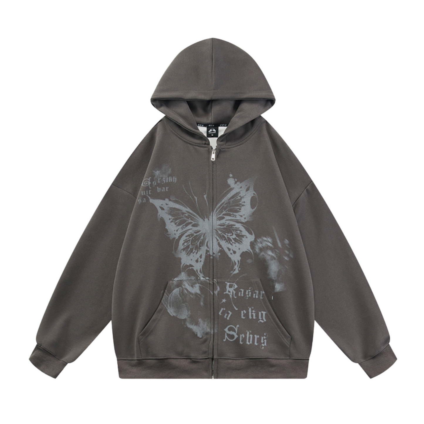 Butterfly Embrace Zip Up Hoodie