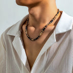 Mosaic Elegance Beaded Necklace