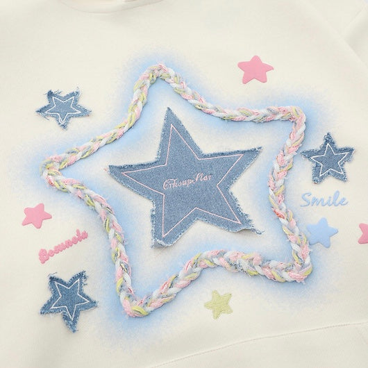 Celestial Dreams Embroidered Hoodie