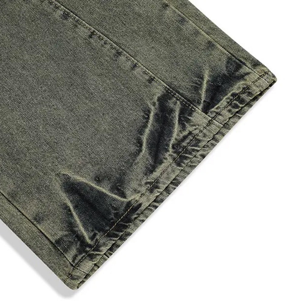 RetroPatch Denim Pants | Wide Leg Jeans for Men and Women