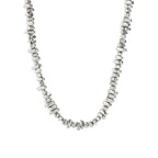 Silver Stone Beaded Necklace