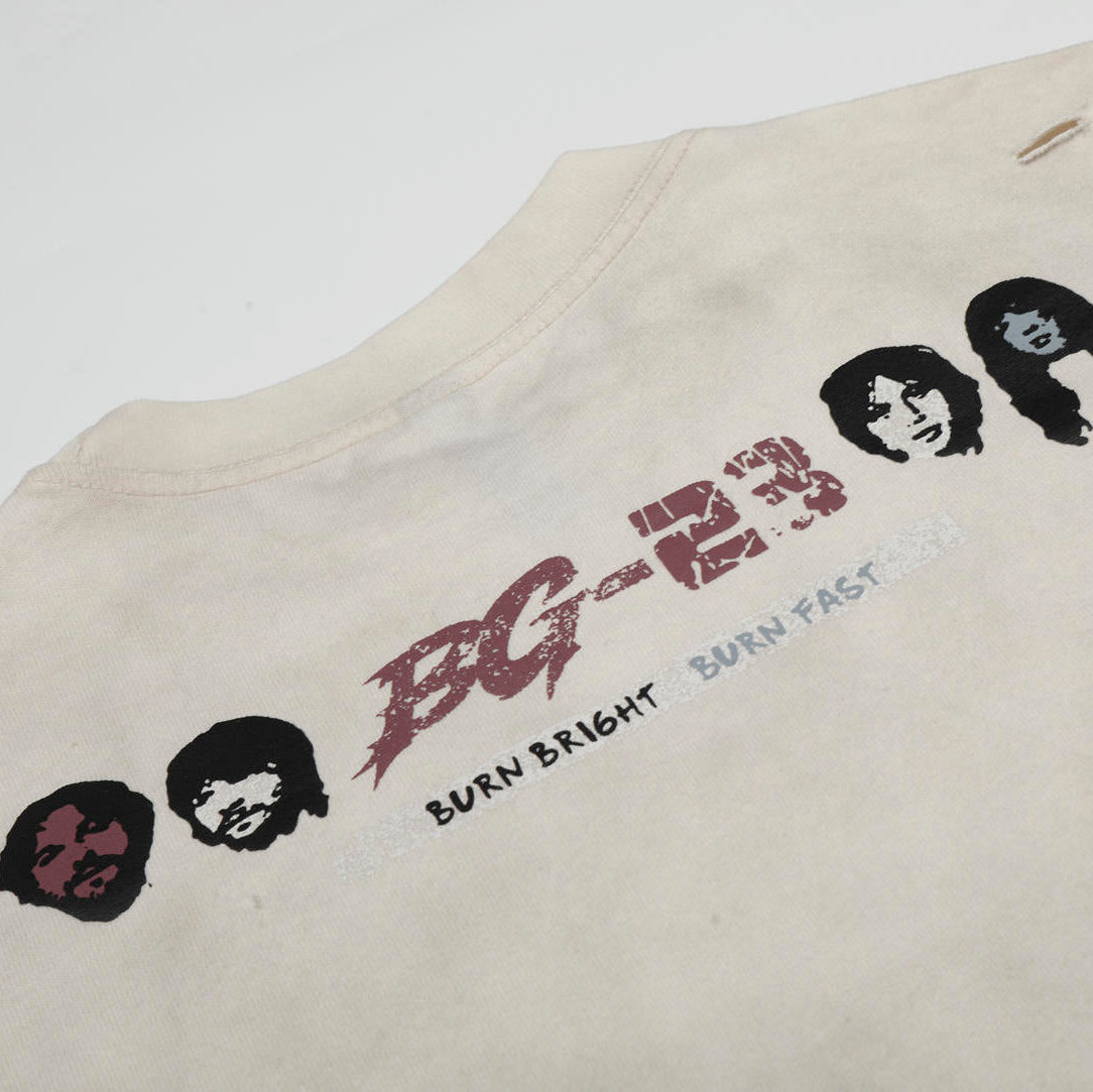 Burn Bright Distressed Graphic T-Shirt