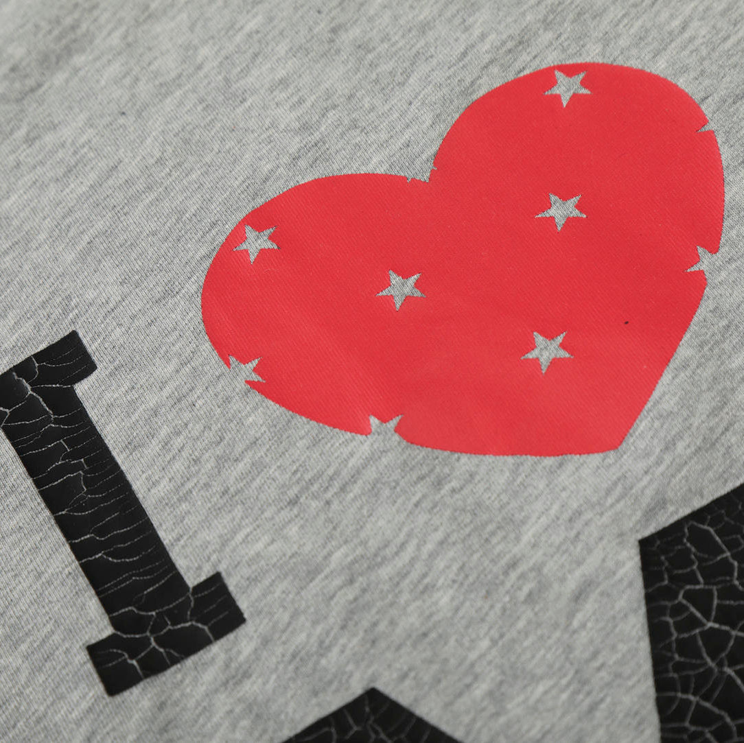I Love Emo Starfield Raglan T-shirt