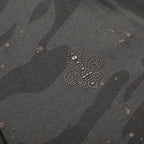 Shadow Camo Raw Neck Long Sleeve T-shirt