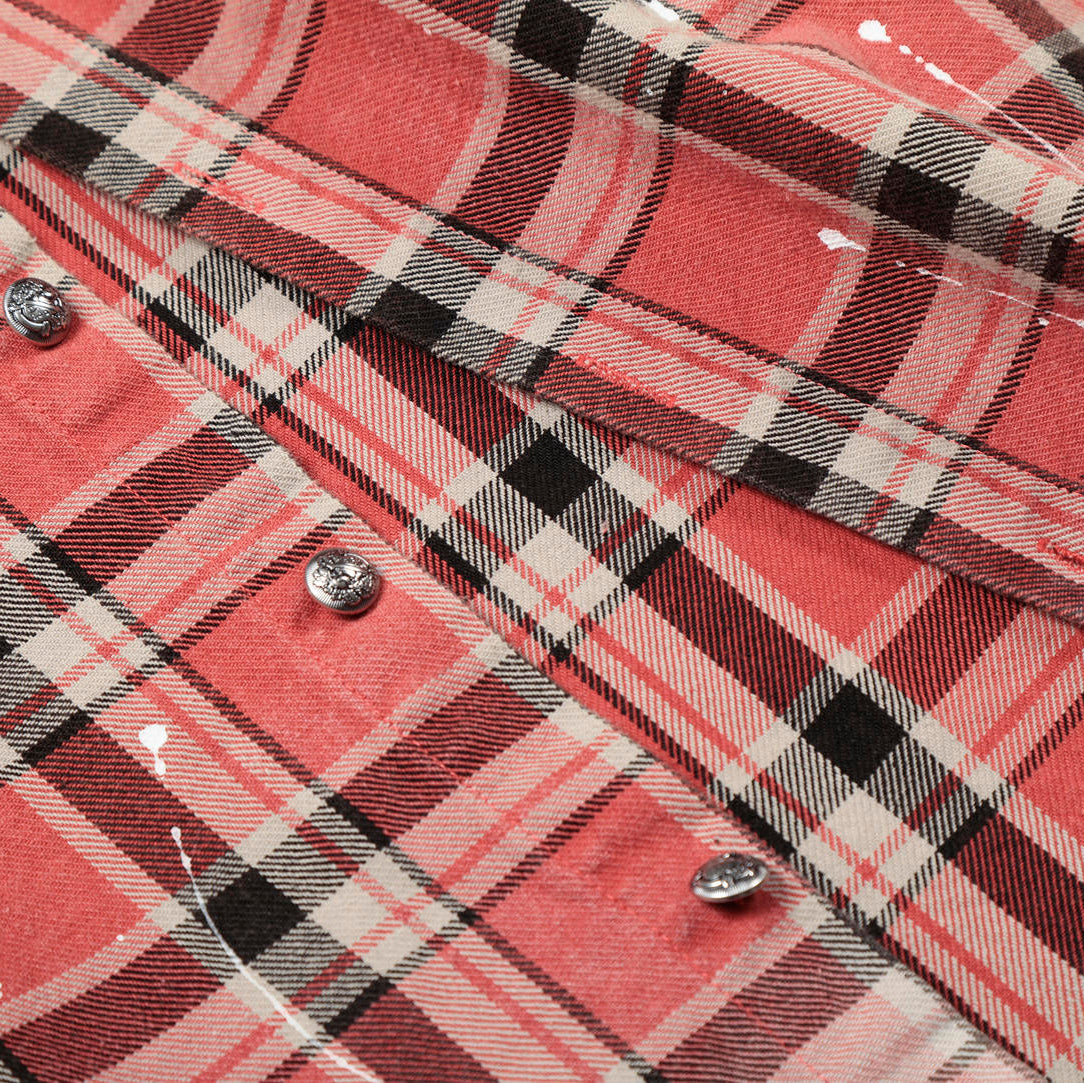 Riot Stitch Plaid Shirt