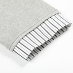 DualLayer Striped Collar Jacket