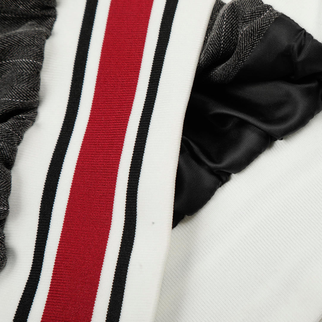 Varsity Pinstripe Track Jacket