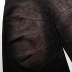 Tectonic Paneled Wide-Leg Jeans