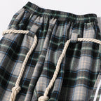 The Nomad Plaid Wide-Legs Pants