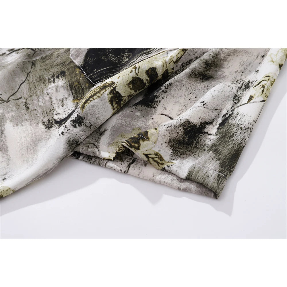 Tie-Dye Floral Shirt - h0neybear