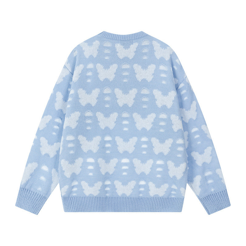 Butterfly Blossom Knitted Sweater