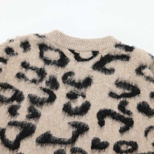 Luxe Leopard Print Sweater