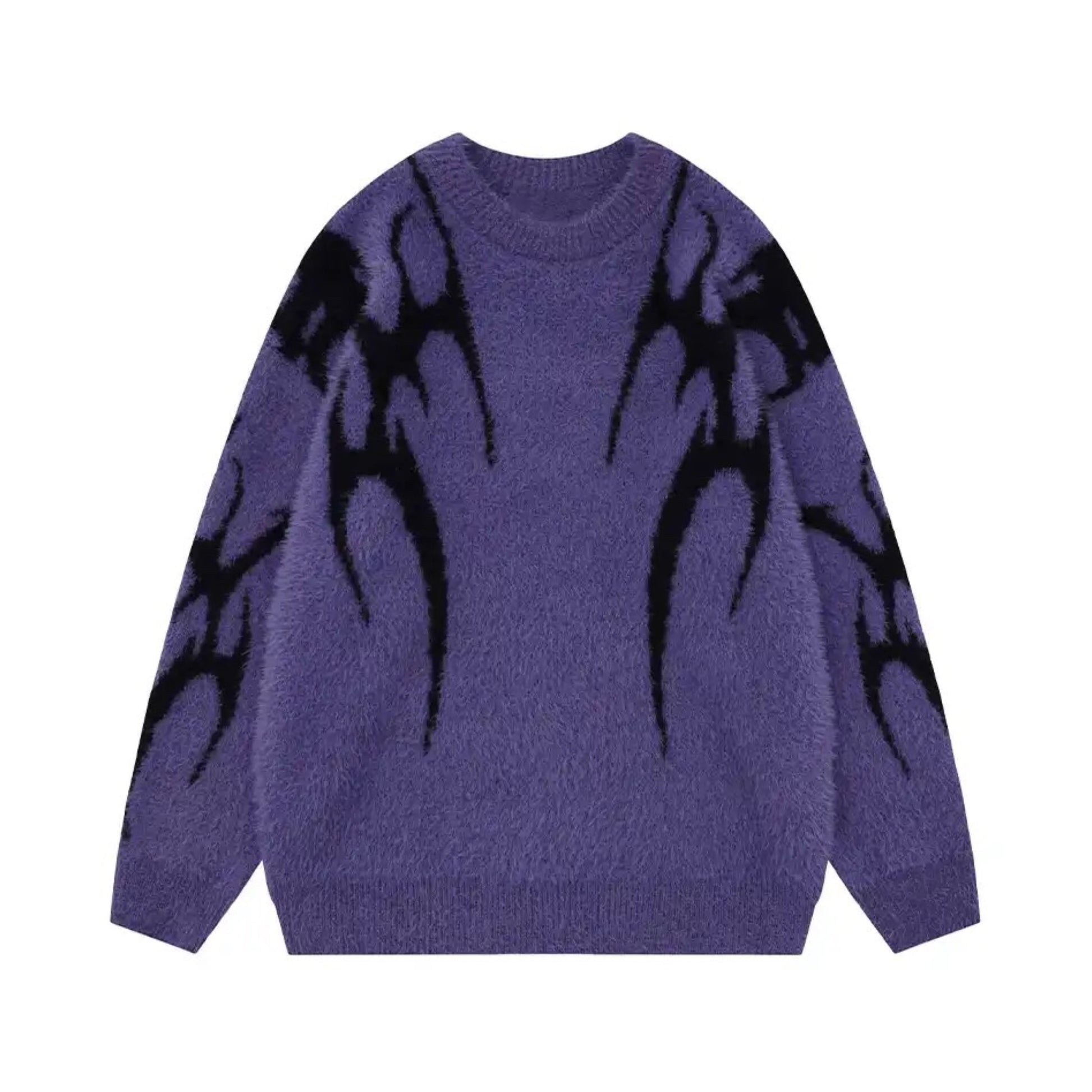 Tribal Flameburst Fleece Sweater - h0neybear