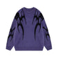 Tribal Flameburst Fleece Sweater - h0neybear