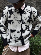 boy.manila wearing our The Duplicate Crew Sweater from h0neybear