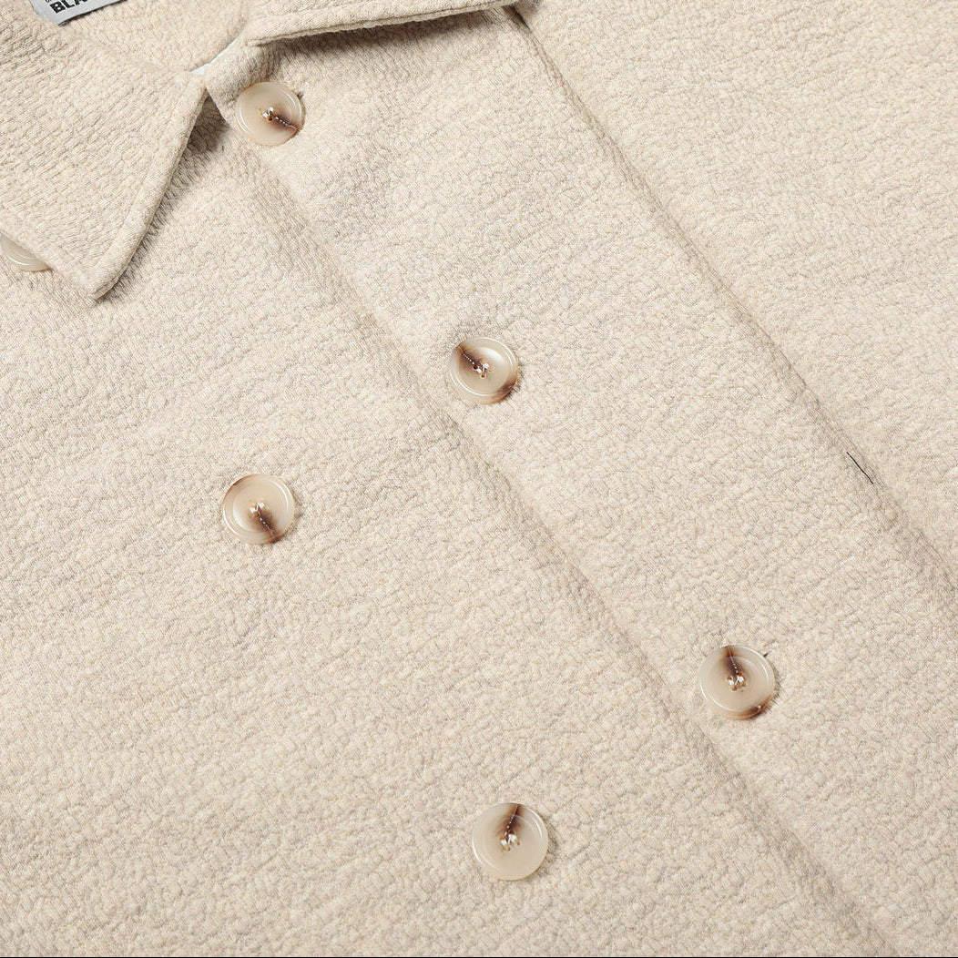Ivory Weave Belted Jacket