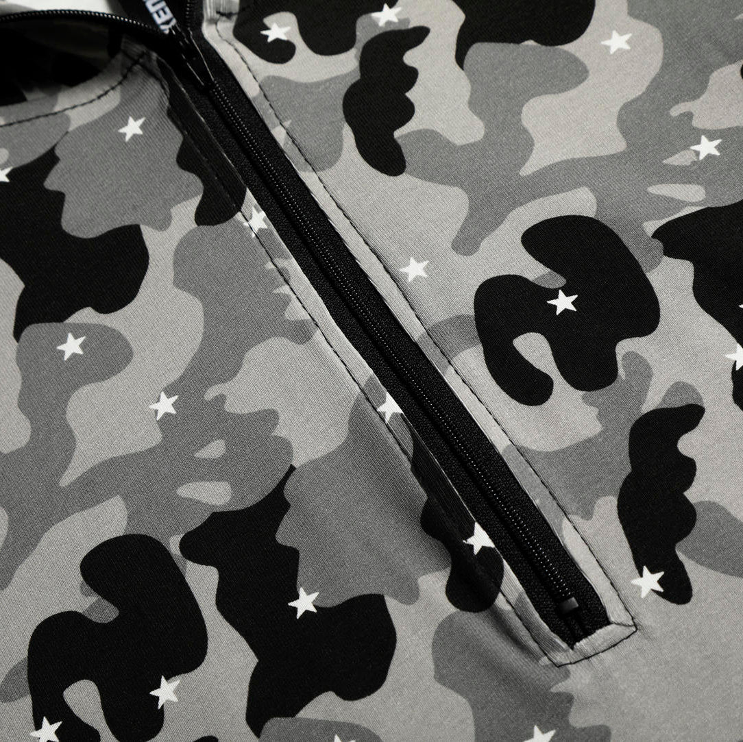 Shadow Camo Hooded Top