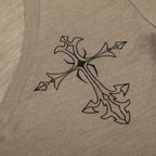 Moonthorn Cross V-Neck Top