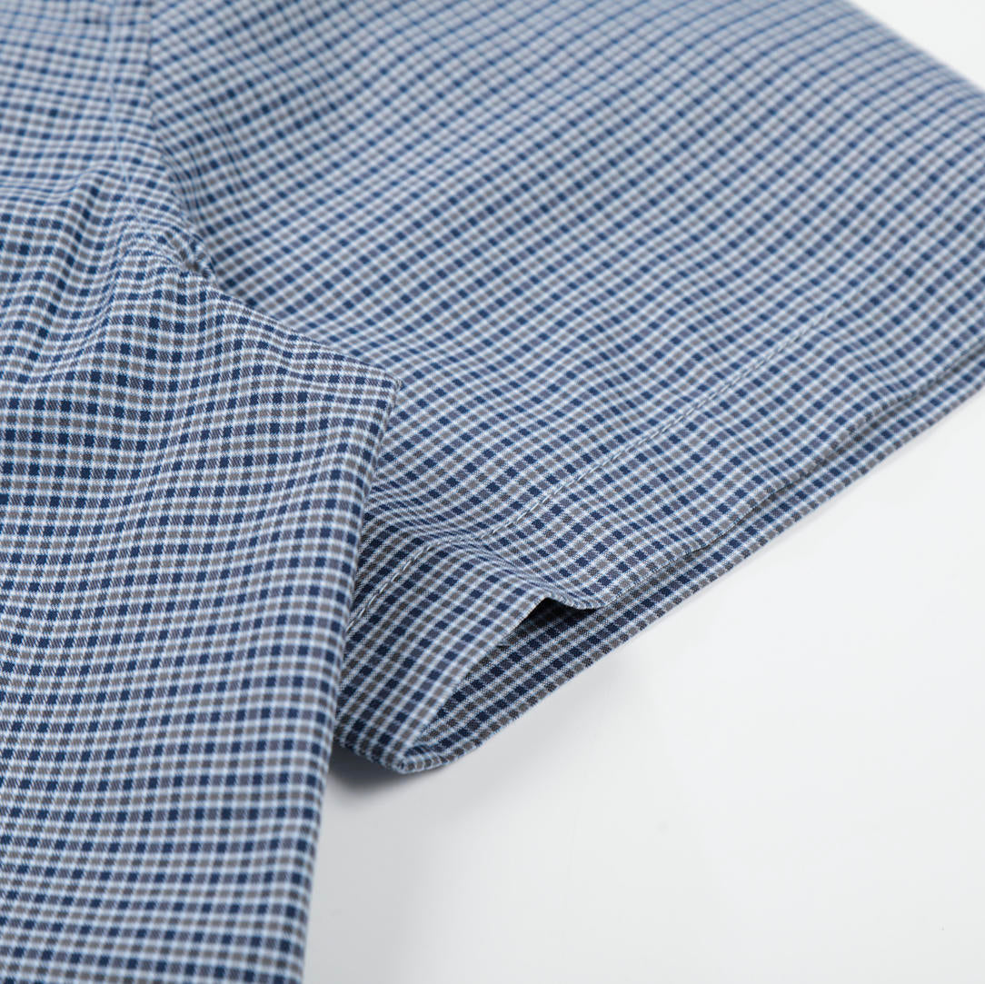 Slate Grid Short Sleeve Shirt