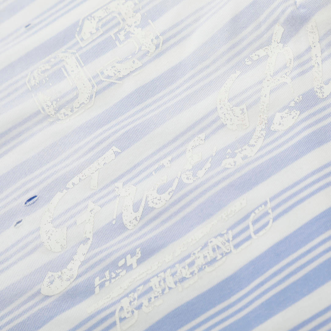 Coastline Stripe Long Sleeve Polo