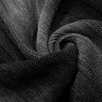 Noir Flame Mesh Polo T-shirt