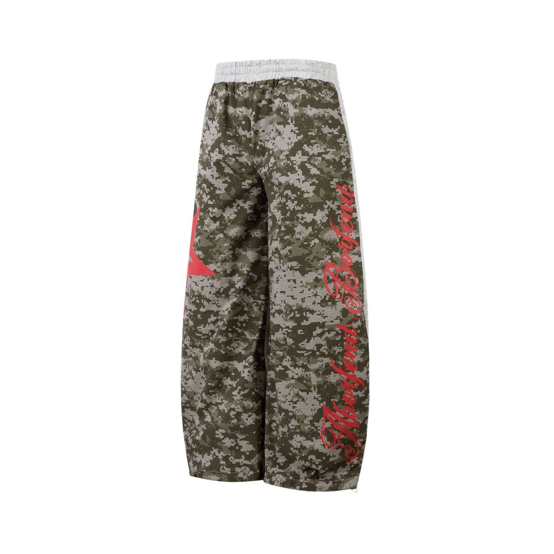 Camo Star Barrel Sweatpants