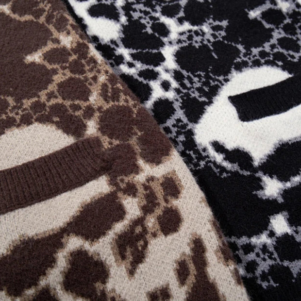 Grim Fragment Cardigan Sweater