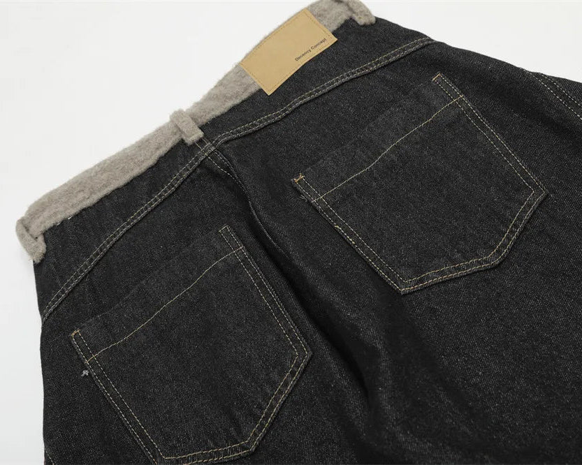 DualTone Curve Baggy Jeans