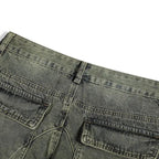 RetroPatch Denim Pants | Wide Leg Jeans for Men and Women