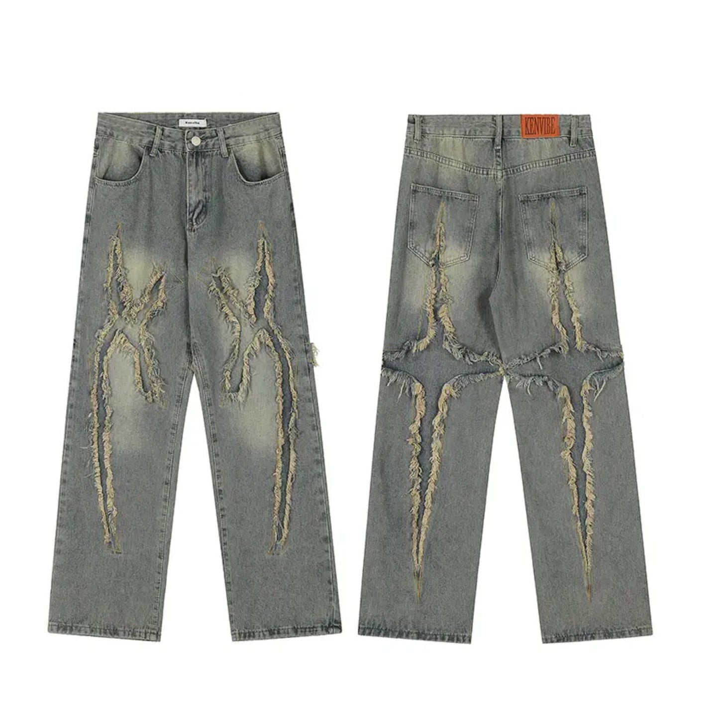 Urban Shred Denim Pants - h0neybear