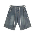 Bliss Drawstring Denim Shorts - h0neybear