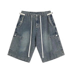 Bliss Drawstring Denim Shorts - h0neybear