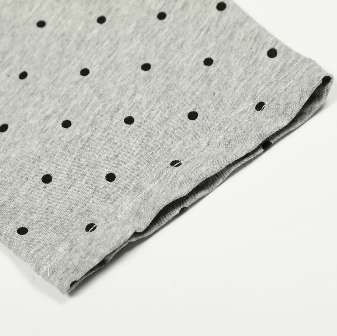 Dual Pattern Raglan Long Sleeve T-shirt