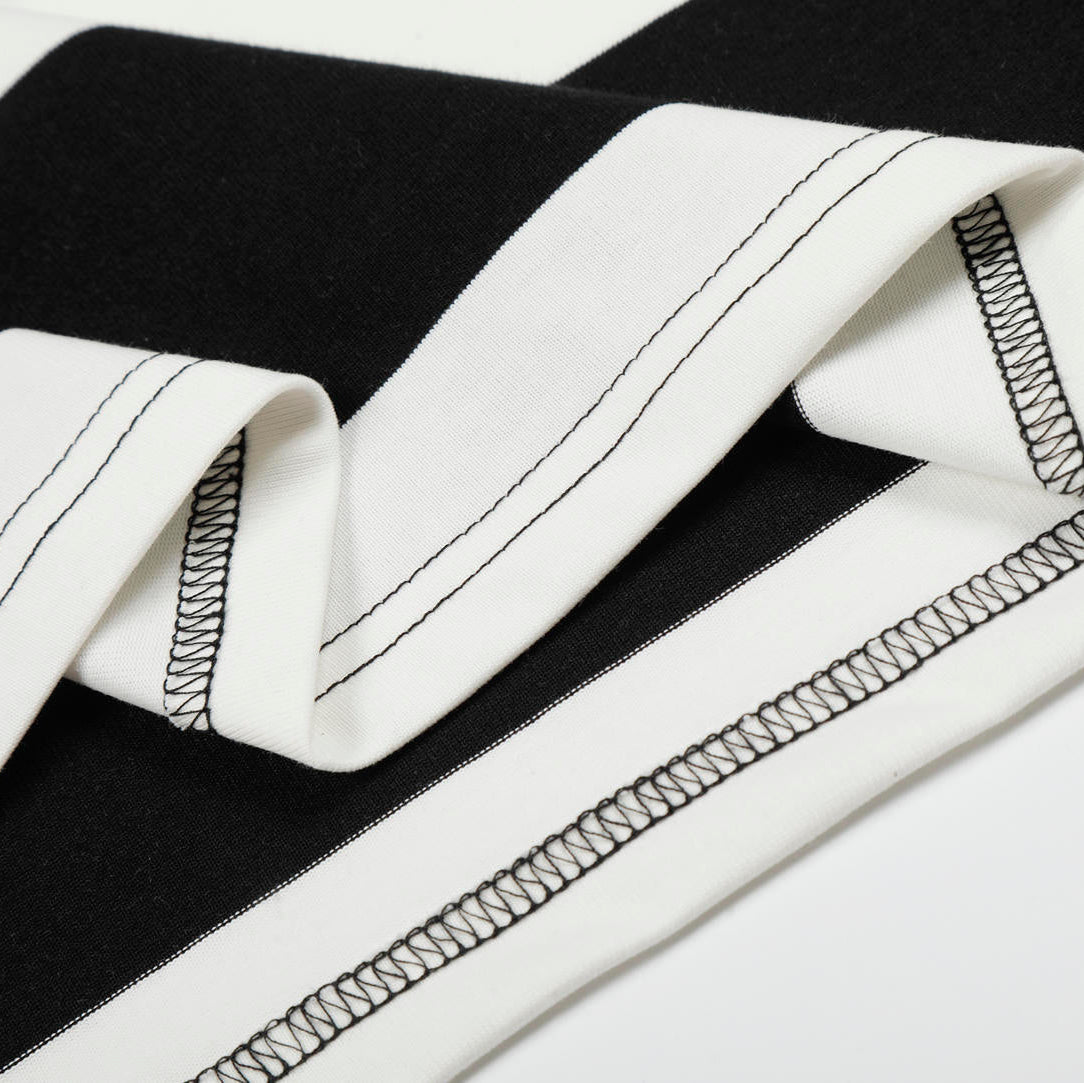 Rogue Stripe Graphic Polo T-shirt