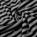 Starlight Stripe Polo Long Sleeve | Casual Star Print Striped Polo