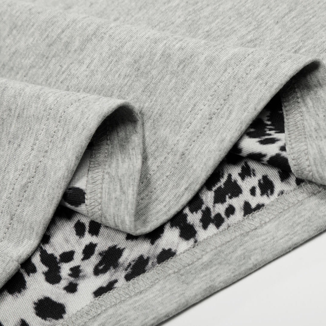 The Arctic Leopard Zip Polo T-Shirt