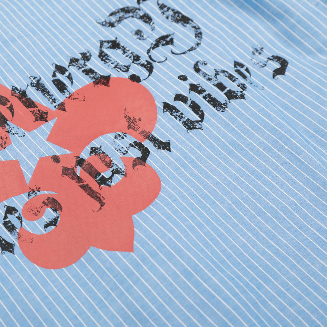 Azure Crest Pinstripe Shirt
