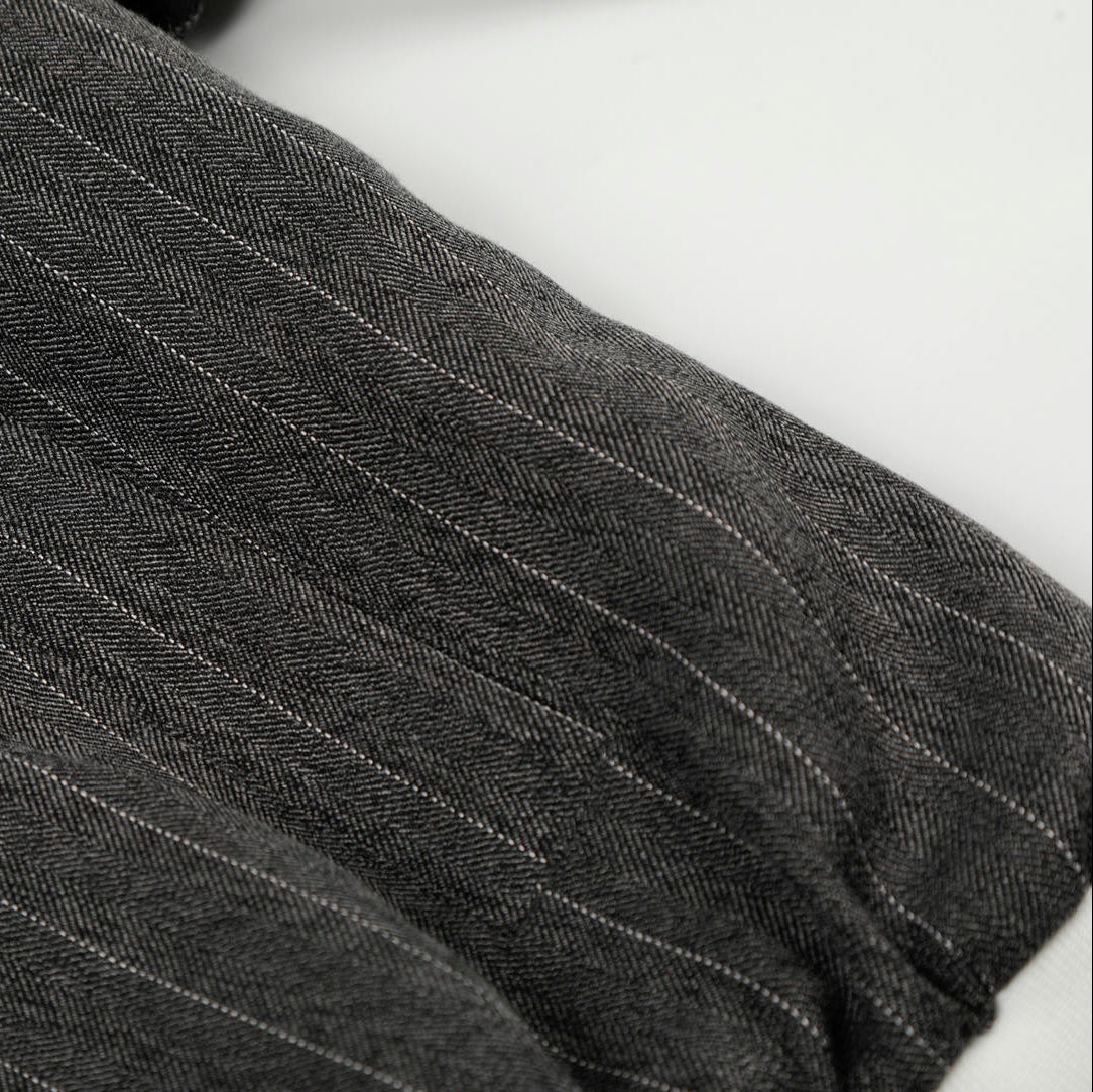 Varsity Pinstripe Track Jacket