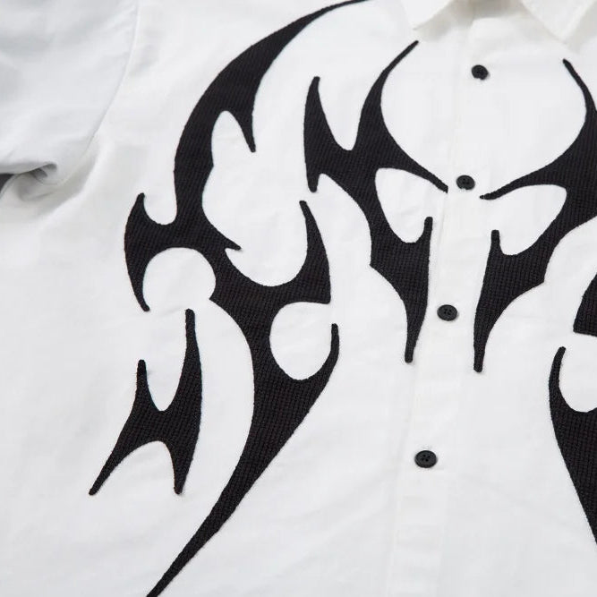 Phantom Flame Layered Shirt