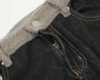 DualTone Curve Baggy Jeans