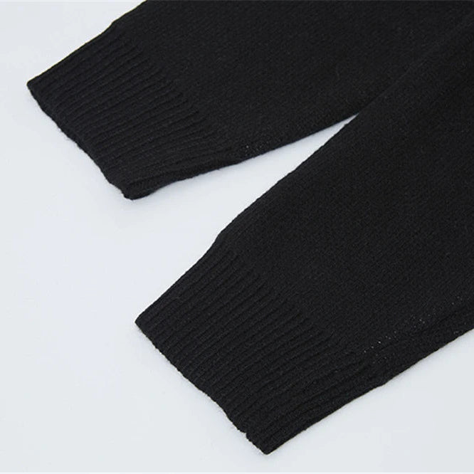 Vivid Pink Flutter Knit Sweater