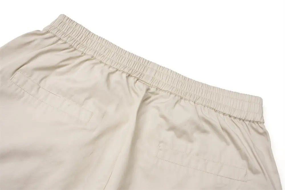 Striped Ribbon Cargo Pants