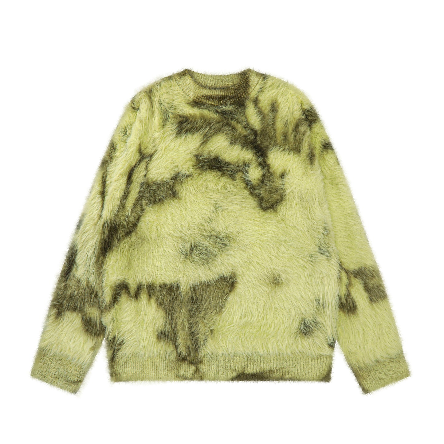 Serene Swirl Furry Sweater