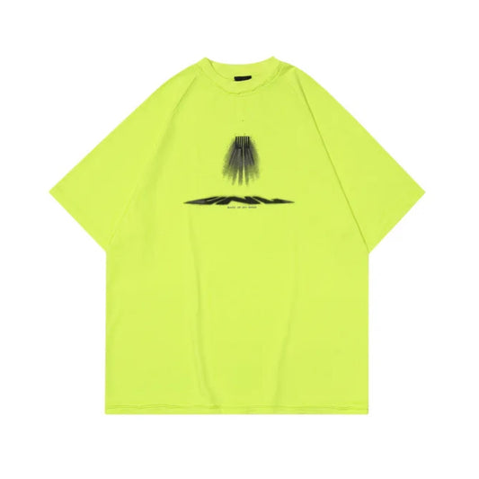 Back Of My Mind T-shirt | Bright Green Tshirt | H0NEYBEAR