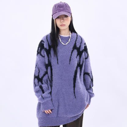 Tribal Flameburst Fleece Sweater