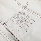 Ivory Contrast Stitch Utility Jacket