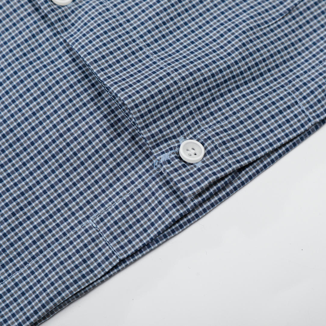 Slate Grid Short Sleeve Shirt